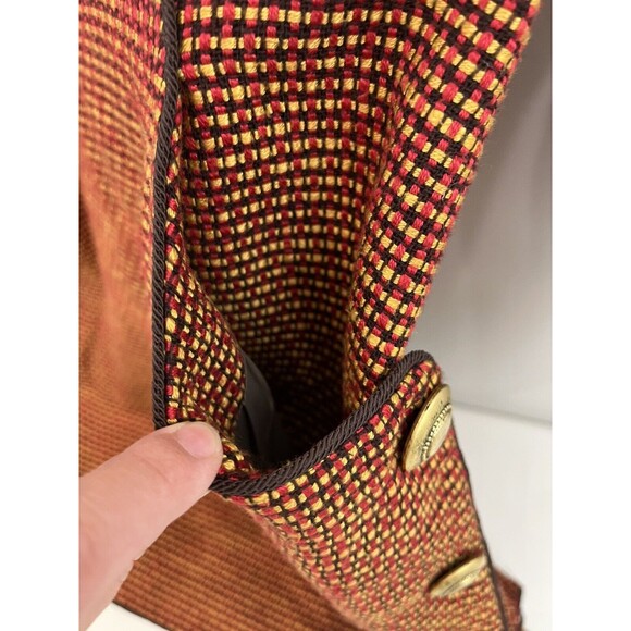 Vintage OSCAR DE LA RENTA Tweed Dress 70’s 60’s Studio Runway Size 10 - Picture 5 of 16